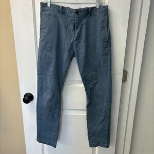 Banana Republic Dusty Blue Men's Fulton Skinny Chinos